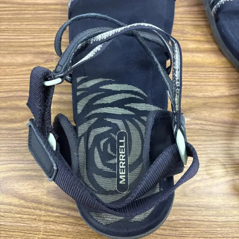 Merrell Terran 3 Cush Lattice Strappy Sandal Navy Size 12